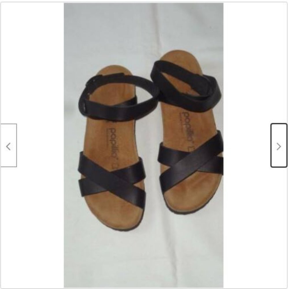 PAPILLIO BIRKENSTOCK Lola Ankle Wrap Wedge Sandal - Picture 8 of 12